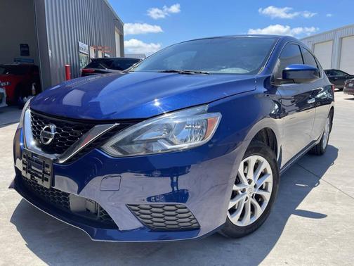 Blue 2018 Nissan Sentra SV