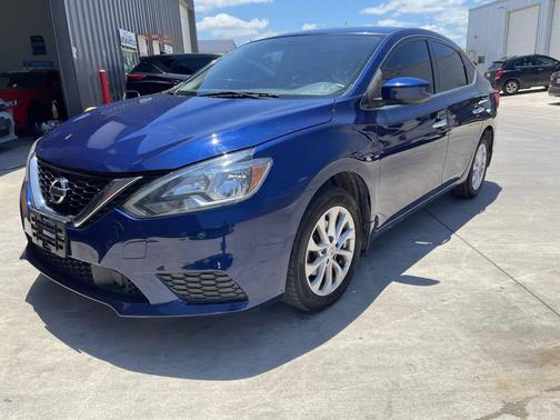 Blue 2018 Nissan Sentra SV