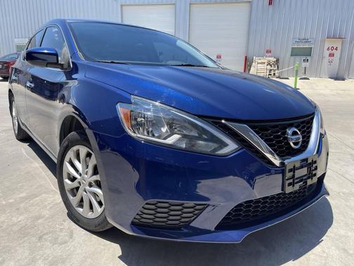 Blue 2018 Nissan Sentra SV
