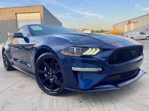 Blue 2019 Ford Mustang EcoBoost