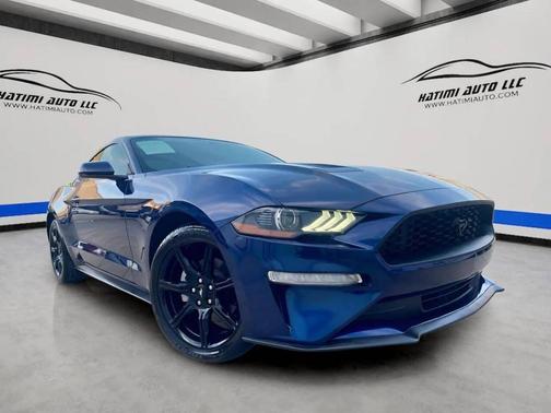 Blue 2019 Ford Mustang EcoBoost
