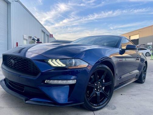 Blue 2019 Ford Mustang EcoBoost
