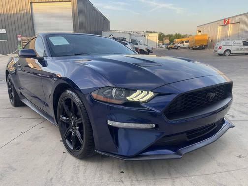 Blue 2019 Ford Mustang EcoBoost