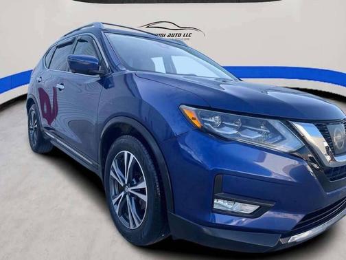Blue 2017 Nissan Rogue SL