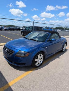 Blue 2003 Audi TT Roadster quattro