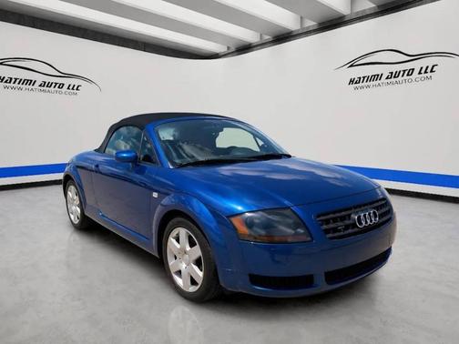 Blue 2003 Audi TT Roadster quattro