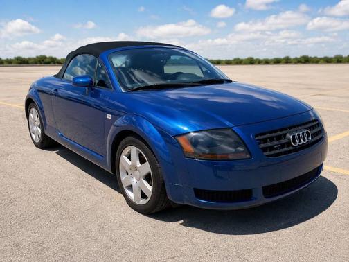 Blue 2003 Audi TT Roadster quattro