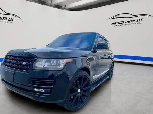 Black 2016 Land Rover Range Rover 3.0L Turbocharged Diesel HSE Td6
