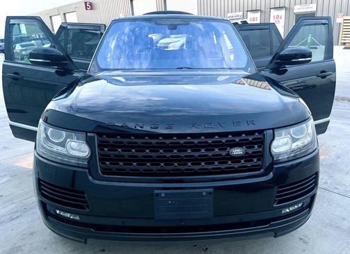 Black 2016 Land Rover Range Rover 3.0L Turbocharged Diesel HSE Td6