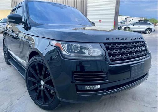 Black 2016 Land Rover Range Rover 3.0L Turbocharged Diesel HSE Td6