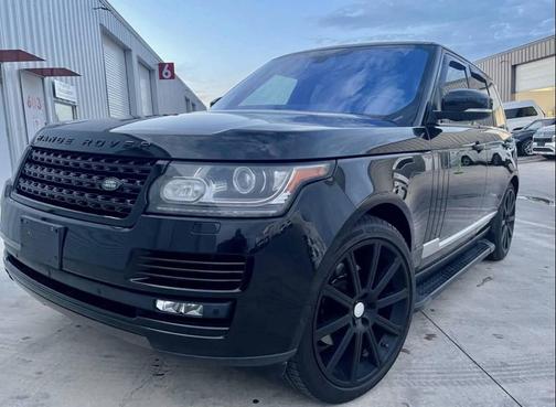 Black 2016 Land Rover Range Rover 3.0L Turbocharged Diesel HSE Td6