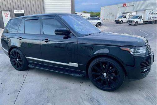 Black 2016 Land Rover Range Rover 3.0L Turbocharged Diesel HSE Td6