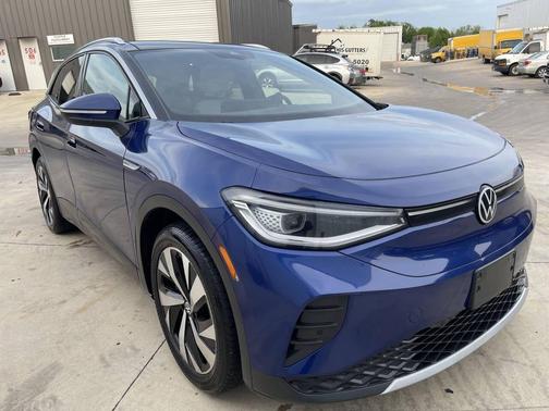 Blue 2021 Volkswagen ID.4 Pro S