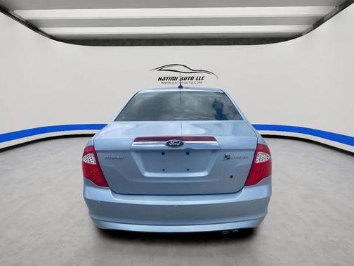 Blue 2010 Ford Fusion Hybrid Base