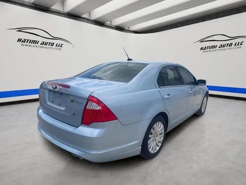 Blue 2010 Ford Fusion Hybrid Base