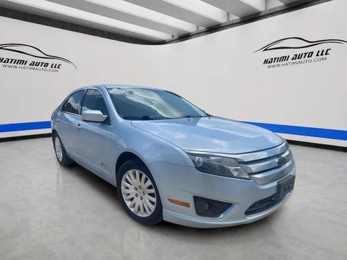 Blue 2010 Ford Fusion Hybrid Base