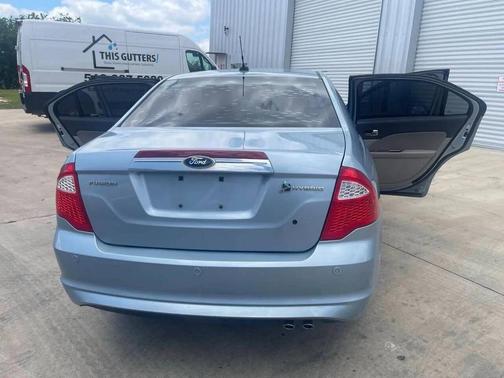 Blue 2010 Ford Fusion Hybrid Base