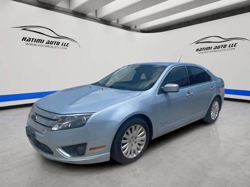 Blue 2010 Ford Fusion Hybrid Base