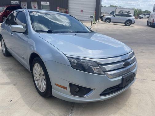 Blue 2010 Ford Fusion Hybrid Base