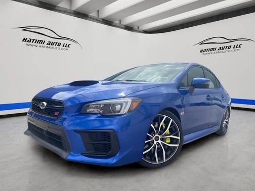 Blue 2021 Subaru WRX STI Limited w/Wing