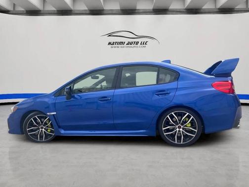Blue 2021 Subaru WRX STI Limited w/Wing