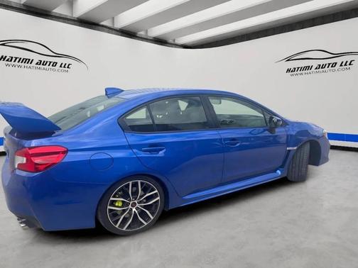 Blue 2021 Subaru WRX STI Limited w/Wing