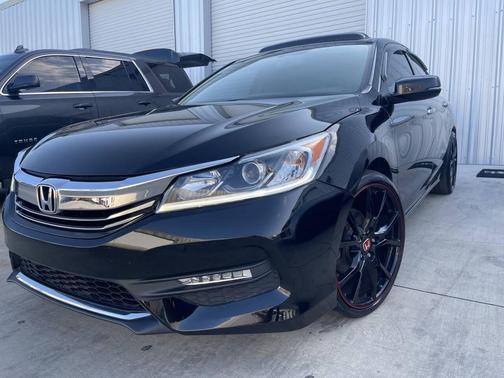 Black 2017 Honda Accord EX-L