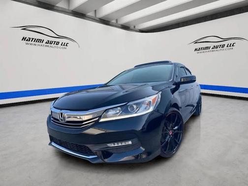Black 2017 Honda Accord EX-L