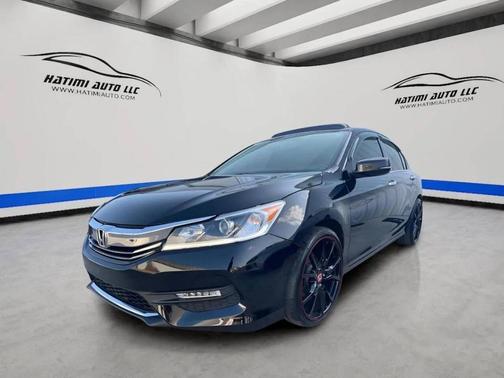 Black 2017 Honda Accord EX-L