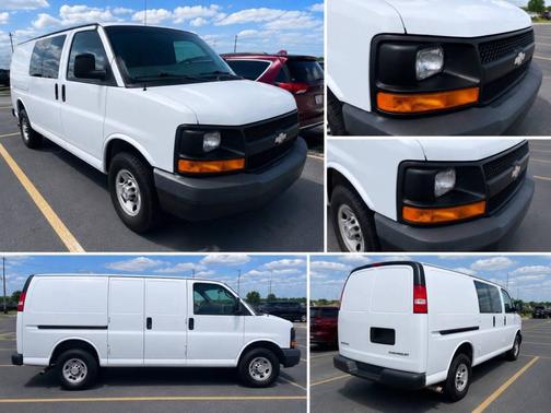 White 2009 Chevrolet Express 2500 Work Van