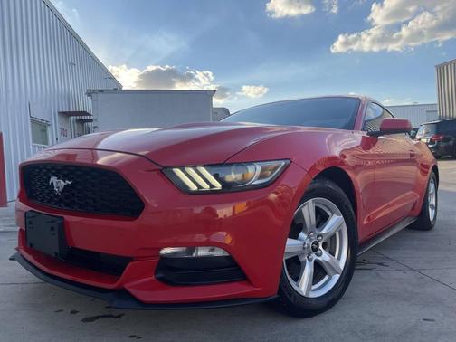 Red 2016 Ford Mustang V6