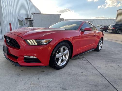 Red 2016 Ford Mustang V6