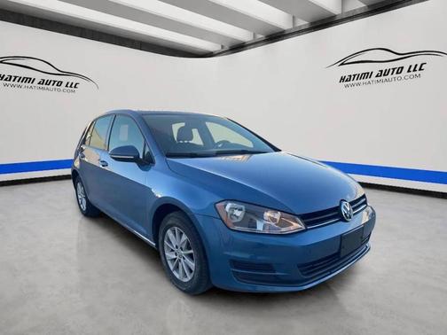 Blue 2015 Volkswagen Golf Auto TSI S w/Sunroof