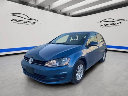 Blue 2015 Volkswagen Golf Auto TSI S w/Sunroof