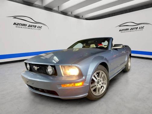 Blue 2005 Ford Mustang GT Premium