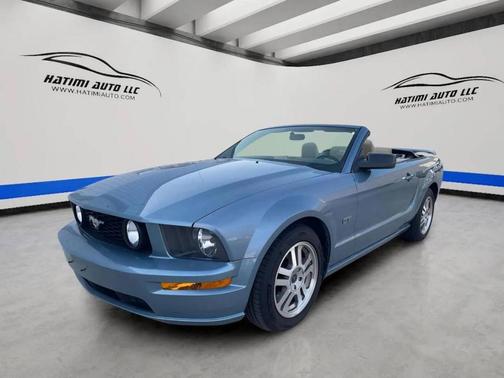Blue 2005 Ford Mustang GT Premium