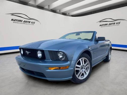 Blue 2005 Ford Mustang GT Premium