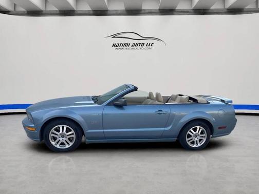 Blue 2005 Ford Mustang GT Premium