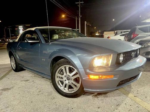 Blue 2005 Ford Mustang GT Premium