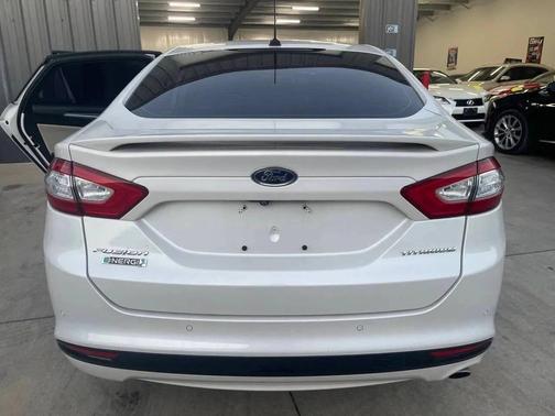 Beige 2016 Ford Fusion Energi Titanium