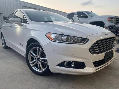 Beige 2016 Ford Fusion Energi Titanium