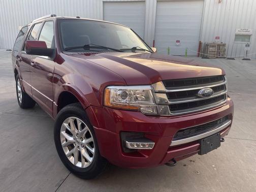 Red 2015 Ford Expedition Limited