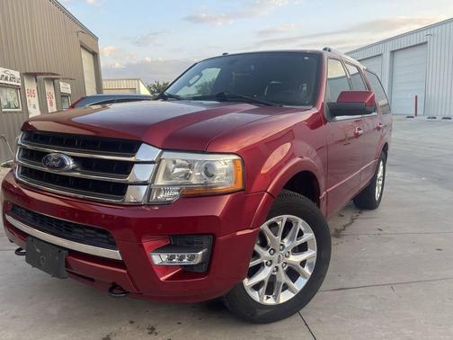 Red 2015 Ford Expedition Limited