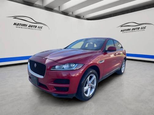 Red 2018 Jaguar F-PACE 30t Premium