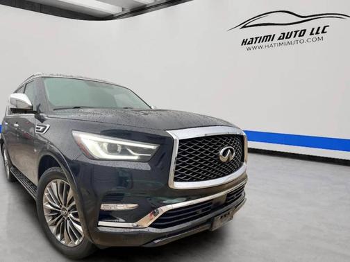 Black 2019 INFINITI QX80 Luxe