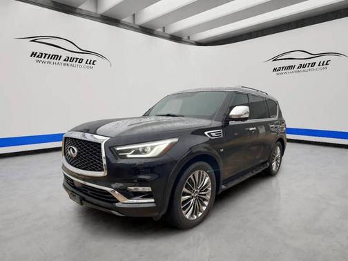 Black 2019 INFINITI QX80 Luxe