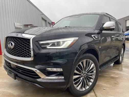Black 2019 INFINITI QX80 Luxe