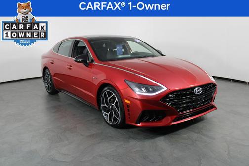 Calypso Red 2022 Hyundai SONATA N Line