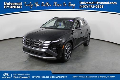 Phantom Black 2025 Hyundai TUCSON Limited