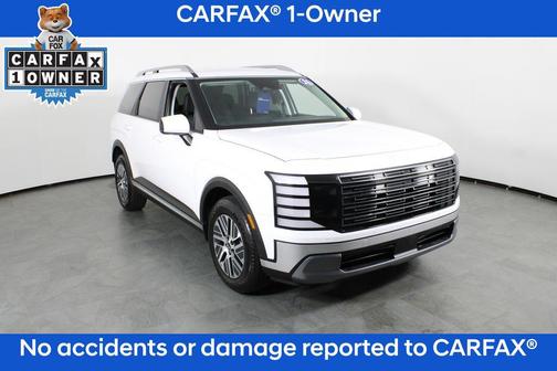 Creamy White Pearl 2026 Hyundai Palisade Hybrid Blue SEL 7P